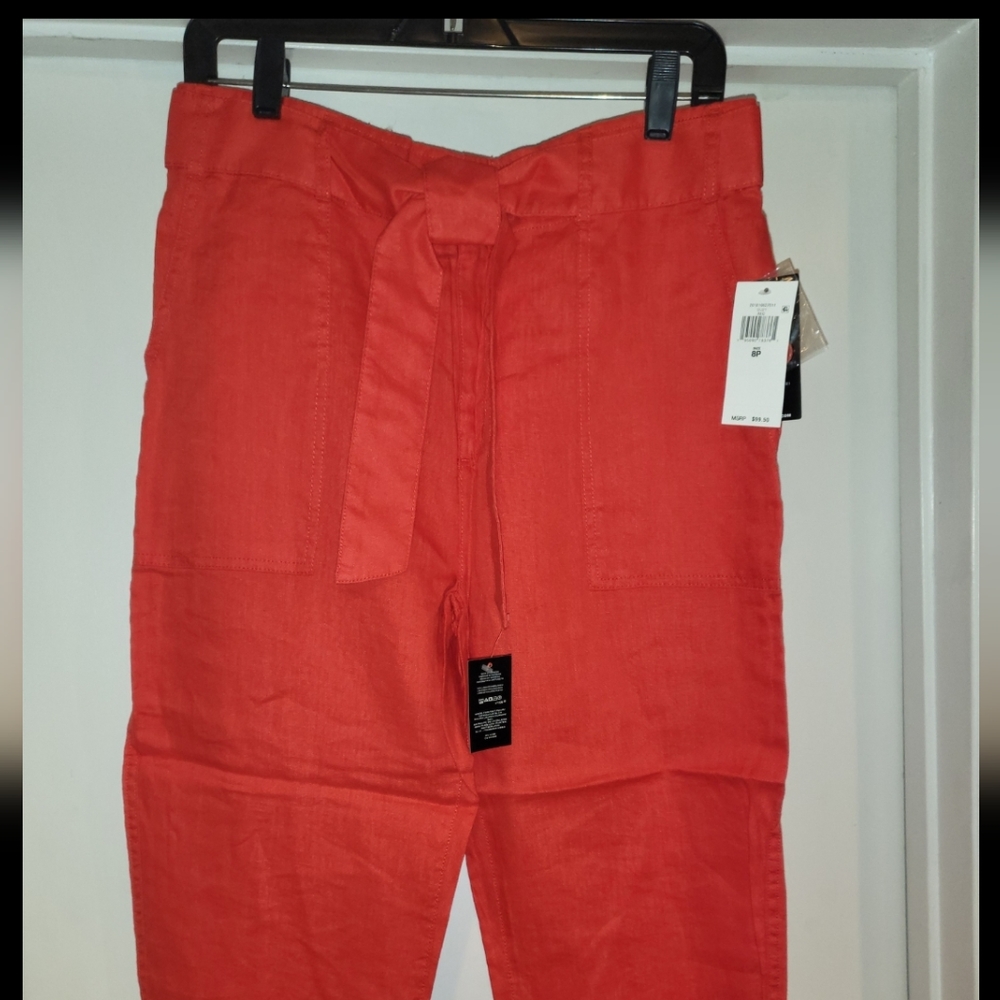 Linen polo boat pants